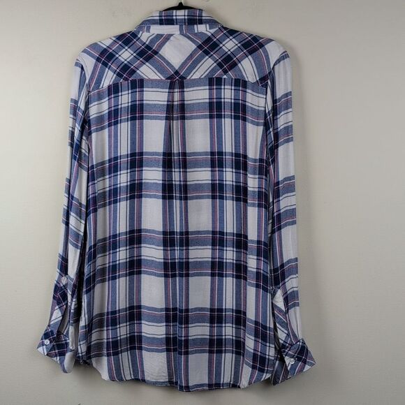 Rails Hunter Plaid Button Front Shirt Size L - Picture 9 of 11
